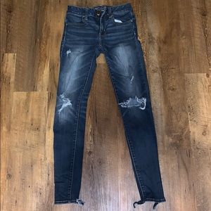 AE ripped skinny jeans